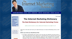 Desktop Screenshot of internetmarketing-dictionary.com